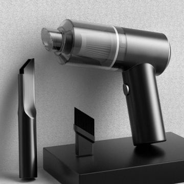 Беспроводной автомобильный пылесос для домашних автомобилей, ручной вентилятор, 2 насадки