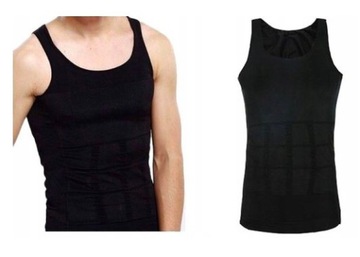 KOSZULKA MĘSKA WYSZCZUPLAJĄCA XXL PODKOSZULKA SLIM ZWY