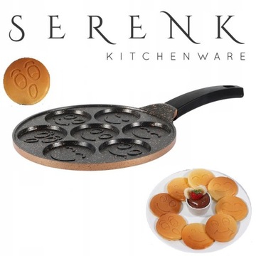 Patelnia do jajek placków Serenk Fun Cooking 26 cm