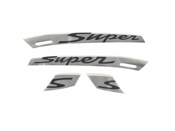 NAKLEJKI EMBLEMATY ZESTAW PIAGGIO VESPA GTS SUPER