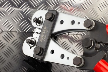 Инструмент для обжима медно-алюминиевых наконечников, пресс для кабелей сечением 10–120 мм2.