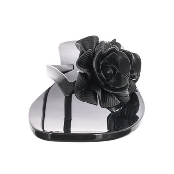 Buty Klapki Japonki Damskie Melissa Harmonic Squared Garde Czarne