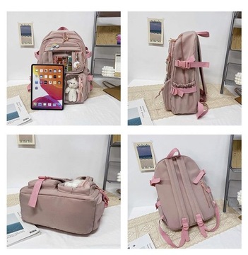 Plecak Kawaii Aesthetic Women School Bag for Teen