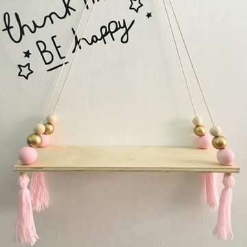 Regał organizer do zawieszenia ściany drewniany ko