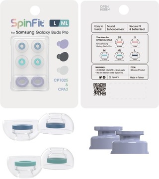 SpinFit CP1025 do Galaxy Buds Pro i Jabra 85T L/ML
