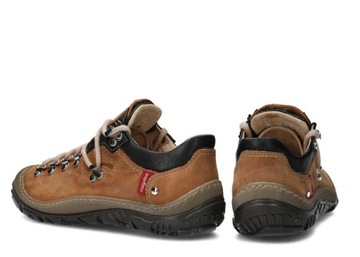 NAGABA 054 BRĄZ CRAZY -PÓŁBUT TREKKINGOWY DAMSKI - ROZMIAR 37