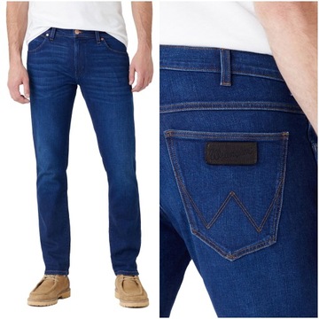 Męskie spodnie jeansowe dopasowane Wrangler LARSTON W33 L30