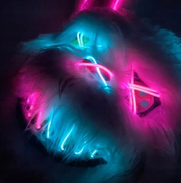 КРОЛИК ЗАЯЦ КОСПЛЕЙ МАСКА ДЛЯ КОСТЮМА НА ХЭЛЛОУИН