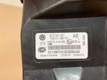 ГАЛОГЕН ЛЕВ ПЕРЕДНИЙ VW POLO V 6C0