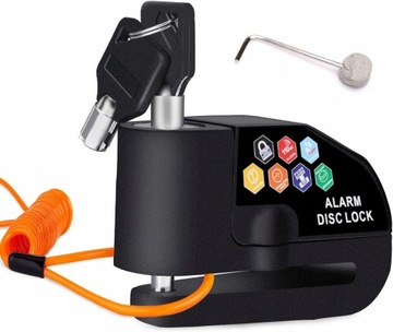 BLOKADA ROWEROWA TARCZY Z ALARMEM DISC LOCK 110dB
