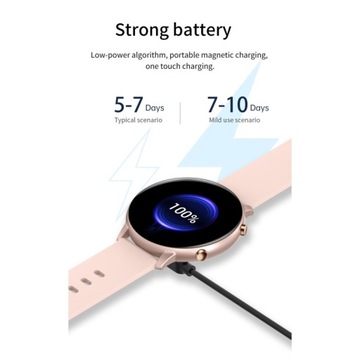 Круглые умные часы 1,39 дюйма с Bluetooth, режимами здоровья и фитнеса, золотистые