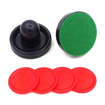 RAKIETY DO HOKEJA POWIETRZNEGO PUSHERS PADS PUCKS 8 SZT.