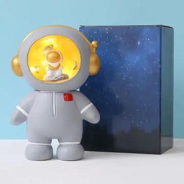 Home Decoration Gift Creative Astronaut Night Light Piggy Resin Cartoon An