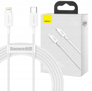 KABEL BASEUS SUPERIOR USB-C - Lightning 20W 2M
