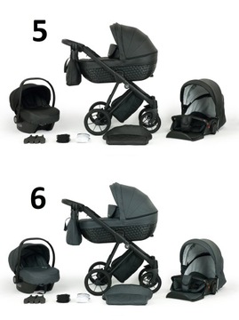 WÓZEK DZIECIĘCY VERDI PEPE 4W1+ TORBA + AKCESORIA