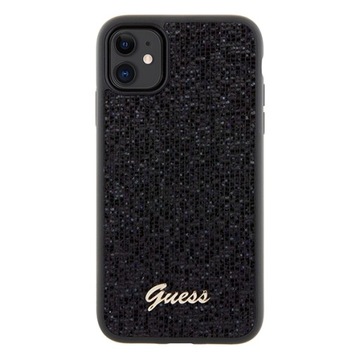 Etui GUESS pokrowiec Kobiece do iPhone 11 / Xr, Disco Metal Script plecki