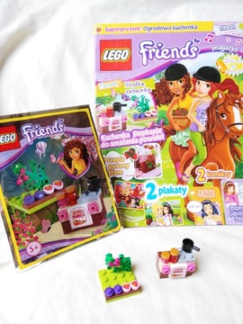 czasopismo lego friends klocki kuchenka Stephanie