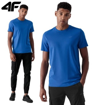 4F MĘSKA KOSZULKA T-SHIRT BASIC NOSH TSM003 - M