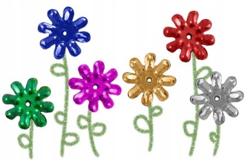 РАЗНОЦВЕТНЫЕ КОНФЕТТИ С БАЙЕТКАМИ ДЕКОРАТИВНЫЕ ИЗДЕЛИЯ