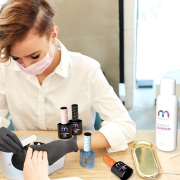 MaluLac lakier hybrydowy BIAŁY TROCHĘ INNY #1101