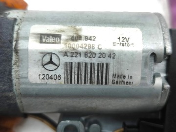 MERCEDES-BENZ S W221 2007 MOTOREK STŘEŠNÍHO OKNA