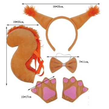 БЕЛКА ВЫДАЮЩАЯСЯ БЕЛИЧЬЯ ЮБКА ХВОСТНЫЕ НОГИ DISPOSSIEM CARNIVAL PM BALL
