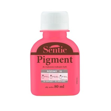 Pigment do farb SENTIC 80ml - RÓŻOWY D10