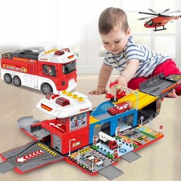 ПОЖАРНАЯ МАШИНА ПОЖАРНАЯ СТАНЦИЯ АВТОМОБИЛИ ЗВУКИ