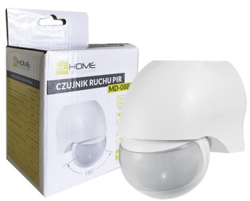 czujnik ruchu PIR zewnętrzny IP44 detekcja 180°