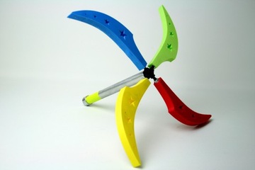 3D Dragon Staff - Multikolor Idealny do ćwiczeń przed Dragonem Ogniowym LED