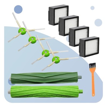 Zestaw do iRobot Roomba E5 E6 E7 I7 fi3+ i4+ i6+ i8+ e6 j7+ filtry szczotki