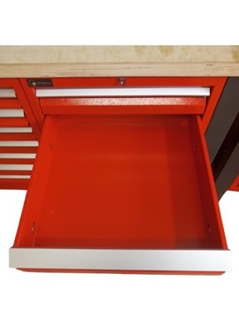 Верстак для гаража, слесарный инструмент, ящики, ЦВЕТА, рабочий