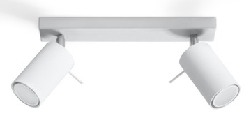 LAMPA Listwa Na Sufit PLAFON RING 2 BIAŁY LED