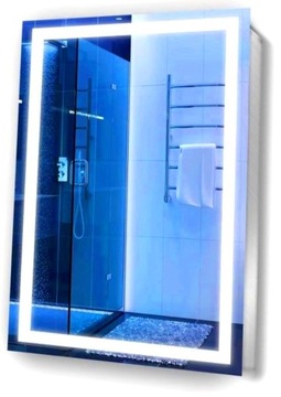 LUSTRO 50x115 cm PODŚWIETLANE LED ŁAZIENKOWE WZORY