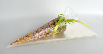 Пакеты Пакеты из целлофановой фольги Конусы треугольные 25х11см 100шт