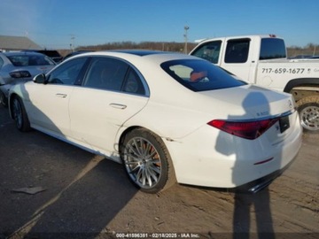 Mercedes 2022 Mercedes-Benz Klasa S 500 4Matic 2022 3.0l 3.0 Benzyna 429KM, zdjęcie 3