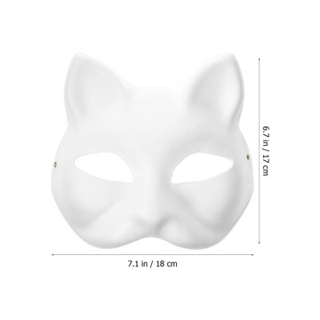 БУМАЖНАЯ МАСКА PARTY CAT FACE MASK 10 ШТ.