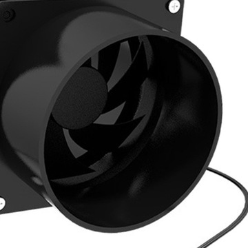 Вытяжной вентилятор Cichyszybk, свободный вентилятор с двойным вентилятором