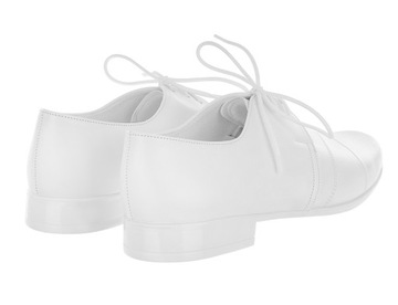 БЕЛЫЕ ТОРЖЕСТВЕННЫЕ ОБУВИ ДЛЯ МАЛЬЧИКОВ, размер PL 35