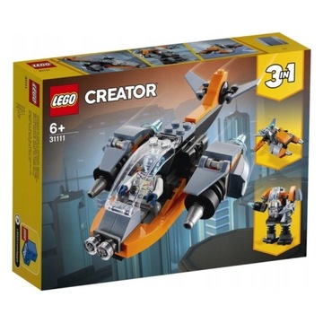LEGO CREATOR CYBERDRON ROBOT SAMOLOT ZESTAW 3w1