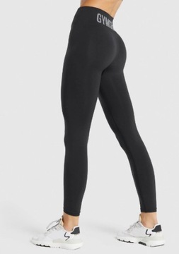 ЛЕГИНСЫ GYMSHARK ЖЕНСКИЕ СПОРТИВНЫЕ, ЧЕРНЫЕ M 1Z0D1_B*