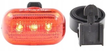 LAMPKA ROWEROWA Z POJEMNYM AKUMULATOREM WODOODPORNA + TYLNA LAMPKA LED