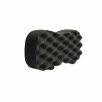 Czarna GĄBKA DO KĄPIELI MASAŻU CIAŁA dla mężczyzn