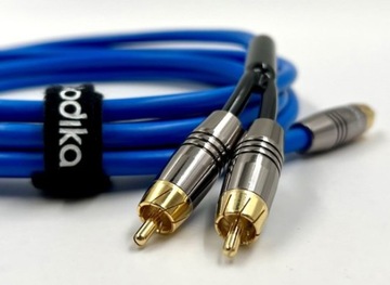 Мелодика SBSWY150 Кабель для сабвуфера типа Y (1xrca -2xrca) небо синий - 15m