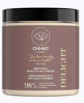 БРОНЗИРУЮЩИЙ КРЕМ ДЛЯ ТЕЛА И ЛИЦА 250 мл - ONLY BIO (РИТУАЛИЯ)