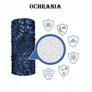 КОМПАНИЯ KOMIN SA МОДЕЛЬ ЛЕСНОЙ КАМУФЛЯЖНОЙ БАНДАНА С ЧЕРЕПОМ