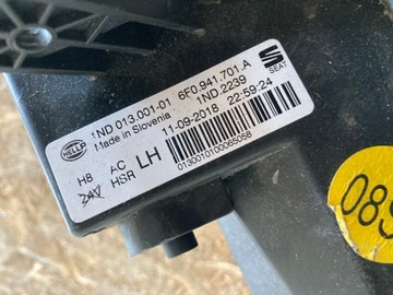 HALOGEN LEVÝ PŘEDNÍ ORIGINÁLNÍ SEAT IBIZA V 6F0941701A