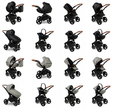 ДЕТСКАЯ КОЛЯСКА VERDI FUTURO 3В1 + СУМКА + АКСЕССУАРЫ