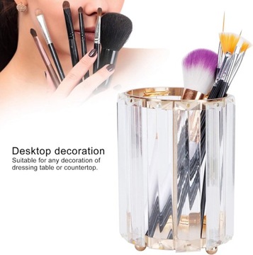 Kryształowy uchwyt na pędzle do makijażu organizer długopis kubek na przybo