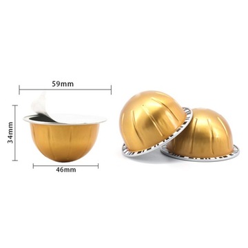 1 Set 40/80/150/230ML Coffee Capsule Shell Food-Grade